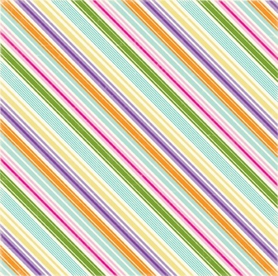 Лист скрапбумаги от Echo Park - Hippity Stripe, 30х30 см