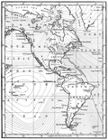 Резиновый штамп Hero Arts - Map of America, на деревянном блоке