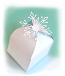 Ножи от  Memory Box для создания коробочки  -  DIES- Snowflake Favor Box