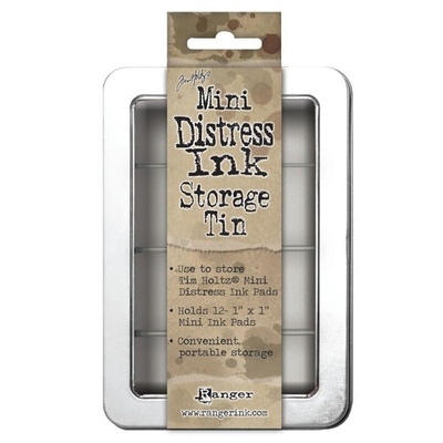 Коробочка для хранение мини-дистресс-чернил Ranger - Distress Minis Storage Tin