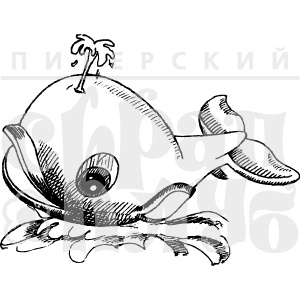Акриловые штампы дизайна Елены Виноградовой "Китенок"