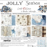Набір скраппаперу Craft O'Clock - Jolly Season, 20,3X20,3 см - Basic