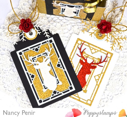 Нож для вырубки от Poppystamps - Deco Cecil Frame