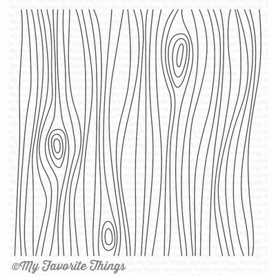 Резиновый штамп My Favorite Things - BG Whimsical Woodgrain Background