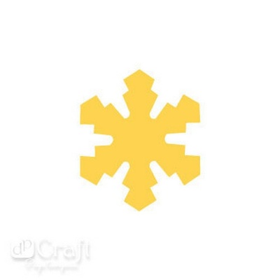 ДЫРОКОЛ ФИГУРНЫЙ 2,5СМ СНЕЖИНКА, TM dpCraft (Dalprint)