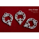 Чипборд Scrapiniec - Шарики Idea d'oro 02, 3 штуки