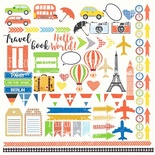 Лист с картинками для вырезания European Holidays, ТМ Фабрика Декору