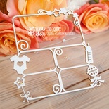 Чипборд ScrapBox - Метрика малышковая Hc-034