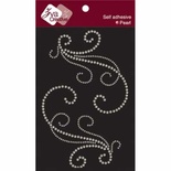 Украшение из жемчуга от Zva Creative - Symetrical Flourish White, цвет белый