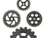 Набор металлических украшений Tim Holtz - Idea-Ology Metal Industrial Gears, 4 штуки, шестеренки