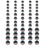 Половинки кристаллов на клеевой основе Queen & Co - Rhinestones Irridescent, 60 штук
