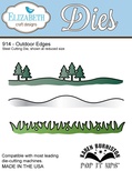 Ножи - бордюры от Elizabeth Craft Designs - Outdoor Edges: трава, сугробы, ландшафт, длина 14,4 см