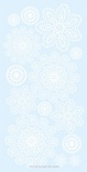 Картинки для вырезания от Евгения Курдибановская TM - "Кружево голубое", 15х30 см