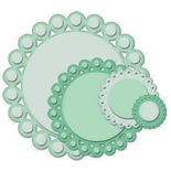 Ножи от Spellbinders -BEADED CIRCLES, 4 шт.