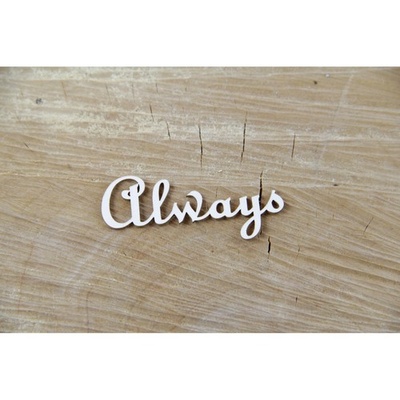 Чипборд Scrapiniec - Always, 2 штуки