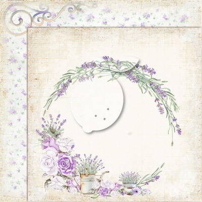 Набор скрапбумаги LemonCraft -  My sweet Provence, 30.5х30.5 см, двусторонняя