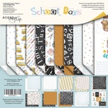 Набор двусторонней бумаги от Scrapmir - School Days, 30х30см, 11шт