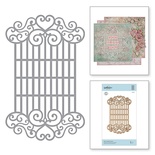 Нож для вырубки от Spellbinders - Swirl Lattice Panel