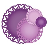 Набор ножей от Spellbinders - Butterflies Circles, 4 шт.