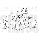 Акриловый штамп дизайна Елены Виноградовой "Шалун"
