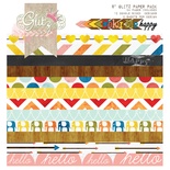 Набор бумаги от Glitz Design - Сolor me Happy - 15х15 см