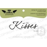 Акриловый штамп Lesia Zgharda TA051 Big kisses, размер 5x1,5 см