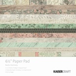 Набор скрапбумаги от Kaisercraft - Rustic Harmony Paper Pad, 16,5 х 16,5 см.