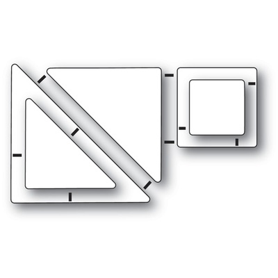 Ножи от Memory Box - Looking for Mr. Right Triangle Dieset