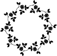 Резиновый штамп от Memory Box - Mercer Rose Wreath, 1 шт