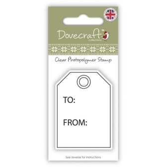 Штамп от Dovecraft - Gift Tag
