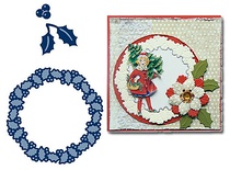Набор лезвий Marianne Design Creatables - Holly Wreath