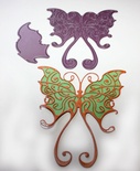 Набор лезвий Large Lace Faerie Queen w/Angel Wing от Cheery Lynn Designs, 3 шт.