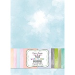 Набір скраппаперу Tender watercolor backgrounds 15x21 см, 10 аркушів
