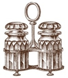 Акриловый штамп K008 Солонка, размер 3,4 * 4,1 см