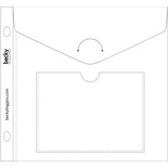 Файл-конверт Project Life by Becky Higgins - 6x6 Small Envelope Pages, с клапаном и застежкой, 1 штука