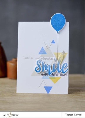 Набор ножей и штампов от Altenew - Halftone Smile Stamp & Die Bundle, 14 штампов +1 нож