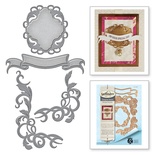 Нож для вырубки от Spellbinders - Opulent Flourish Accents