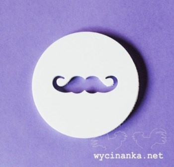 Маска-шаблон от Wycinanka - Усы, 1 эл.