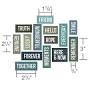 Лезвие от Sizzix - Tim Holtz - Thinlits Die Set 16 Pack - Friendship Words - Block
