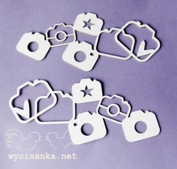 Чипборд от Wycinanka "bordery aparaty", 6,7x15см