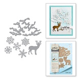 Ножи от Spellbinders - Winter Canopy and Elements Etched Dies Four Seasons by Lene Lok 