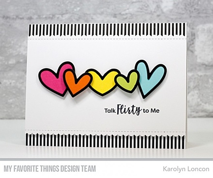 Лезвие My Favorite Things - Die-namics Lots of Hearts