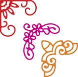 Нож для вырубки от Cheery Lynn Designs - Lace Corner Deco A