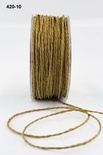 Шнурочек Paper Cord - Natural, цвет: коричневый, ширина 2 мм, 90 см