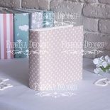 Заготовка альбома в мягкой обложке Горошек на бежевом, TM Fabrika Decoru