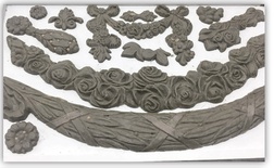 Молди від IOD - Swags 6x10 Decor Moulds, 15x26 см