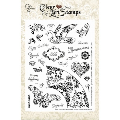 Акриловые штампы Crafty Secrets - Cupcake Party , 15х20 см