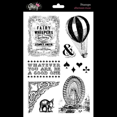 Набор акриловых штампов Glitz Design - Afternoon Muse