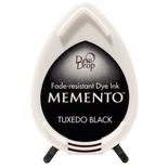 Чернила для штампинга Tsukineko - Memento Dew Drops Tuxedo Black