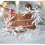 Чипборд ScrapBox - Уголки с омелой 2 шт. Hw-085